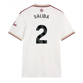 Pánské fotbalový oblečení Arsenal William Saliba #2 Tretí košile 2025-26 Krátkým Rukávem